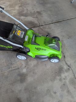 electric lawn mowerbatteryandcharger