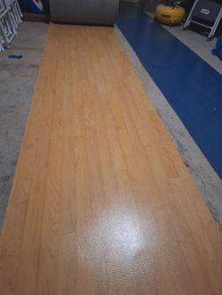 Linoleum flooring, commercial grade / hardwood texture/ and dark blue hardwood texture