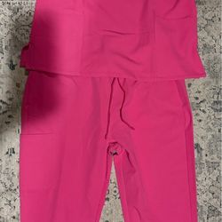 Pink Mandela scrubs