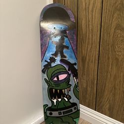 Custom Painted Skateboard Wall Art