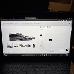 BELVEDERE SIENA BLACK SHOE SIZE 10 1/2