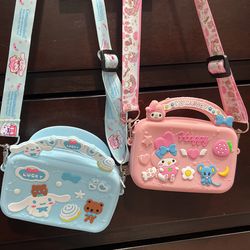 My Melody Or Cinamaroll  Silicone Small  Purse