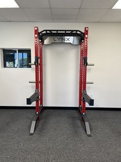 FREE DELIVERY - Heavy Duty Squat Rack - 3x3 Inch Posts - 11 Gauge Steel - Commercial Grade 