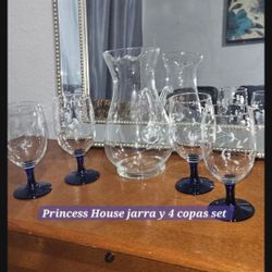 Princess House Jarra Y Copas Set 