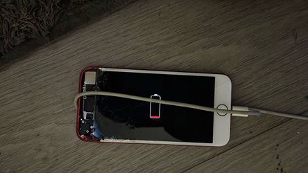 Apple iPhone with Cracked Screen