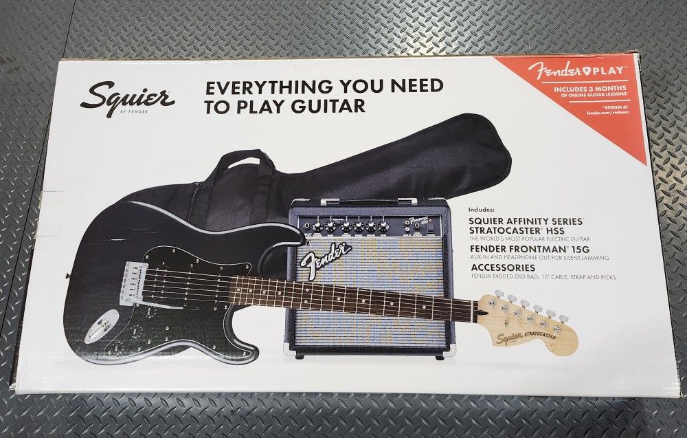 Squier Affinity Series Guitar Pack NEW