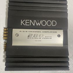 Kenwood Amp & Bullet Tweeters 