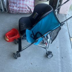 Car Seat and single stroller