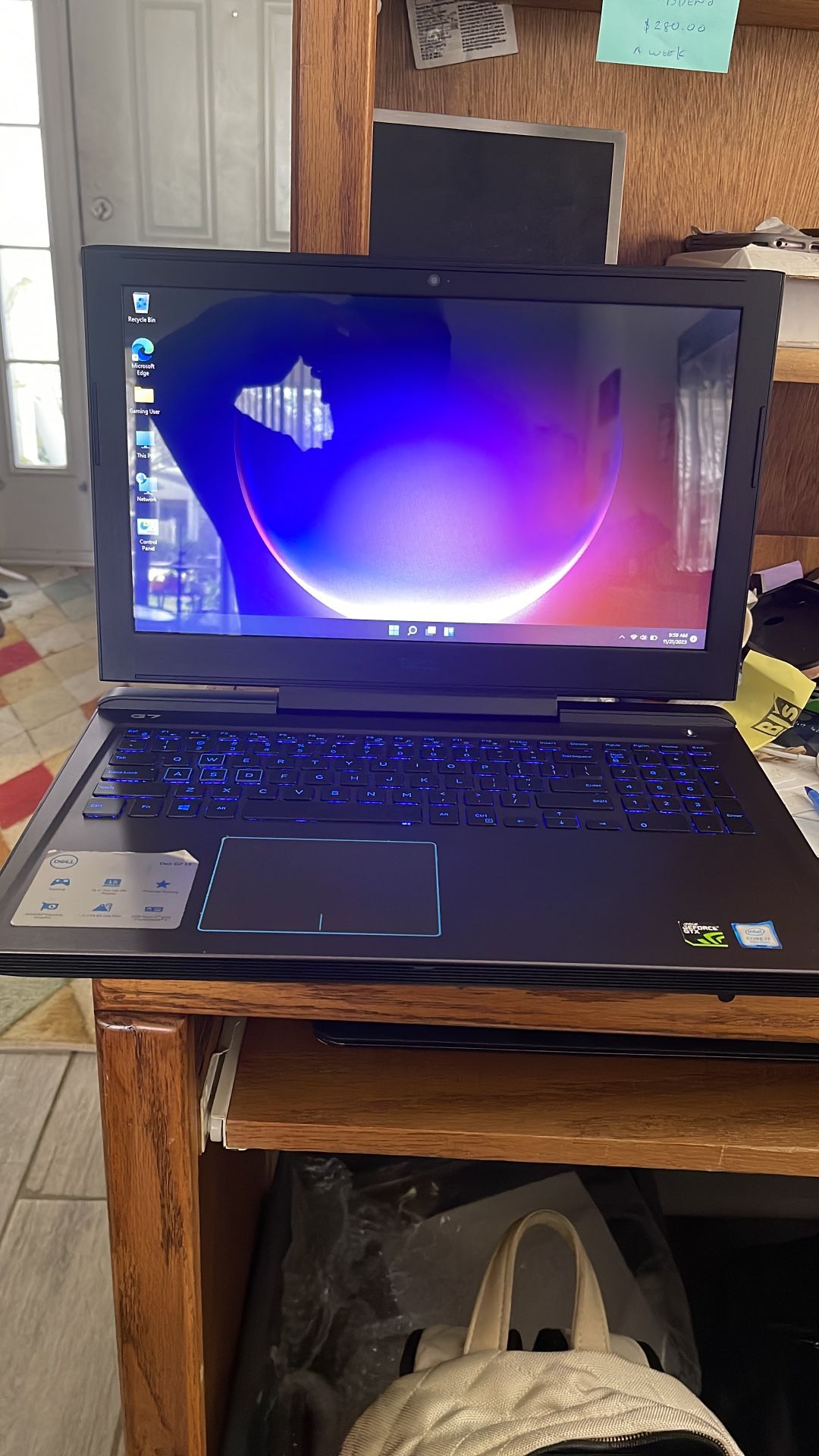 Dell G7 15 7588 Gaming Laptop 15.6” i7-8th (contact info removed),32GB Ram,1TB SSD, Nvidia GeForce GTX 1650 Max Q Design 6GB Graphics, Win 11 .