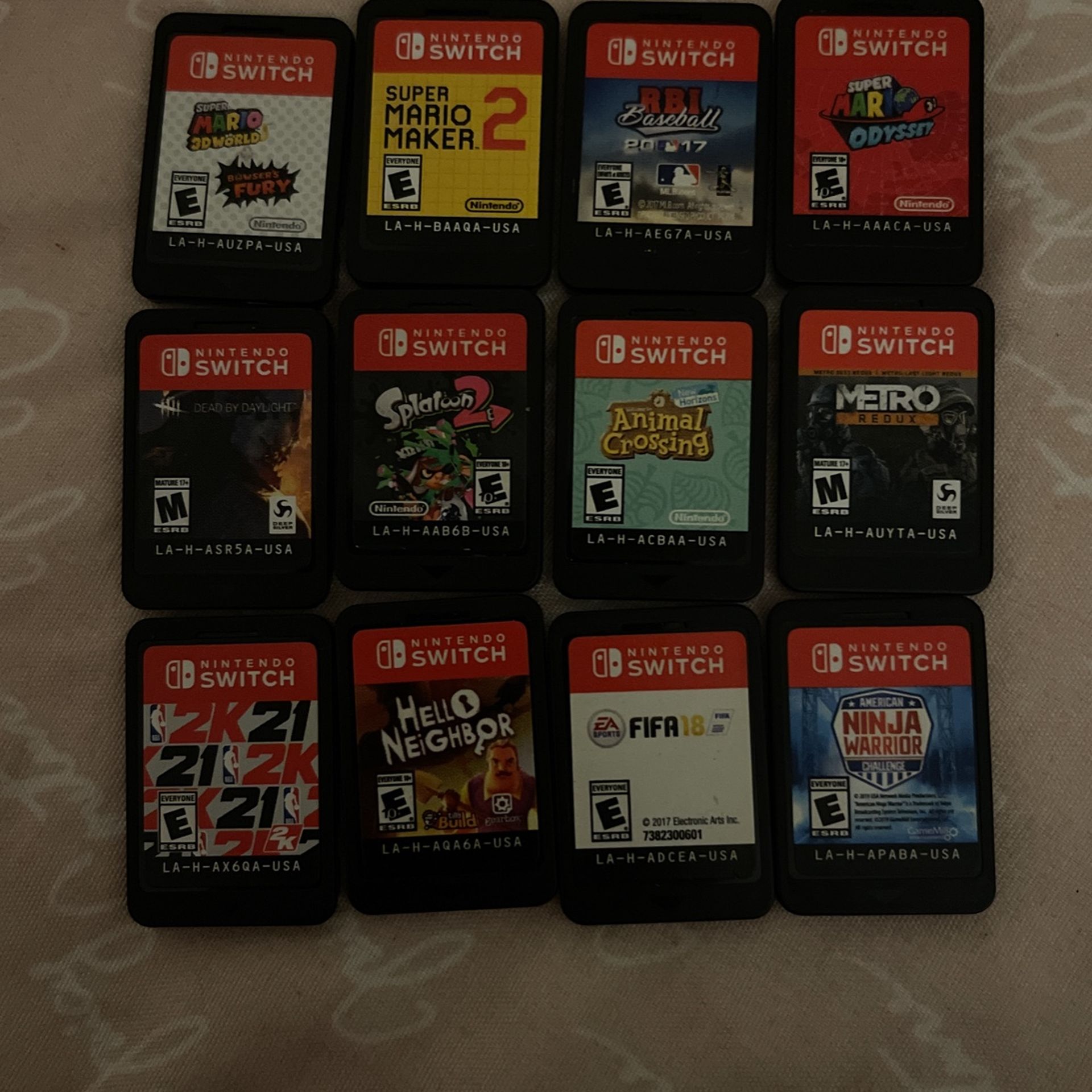 Nintendo Switch BARELY Used Games