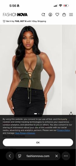 Fashion nova halter top