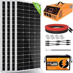 Eco Worthy Solar Power Inverter Plus Battery