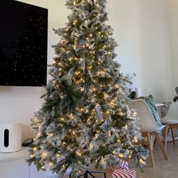 Christmas Tree Flocked
