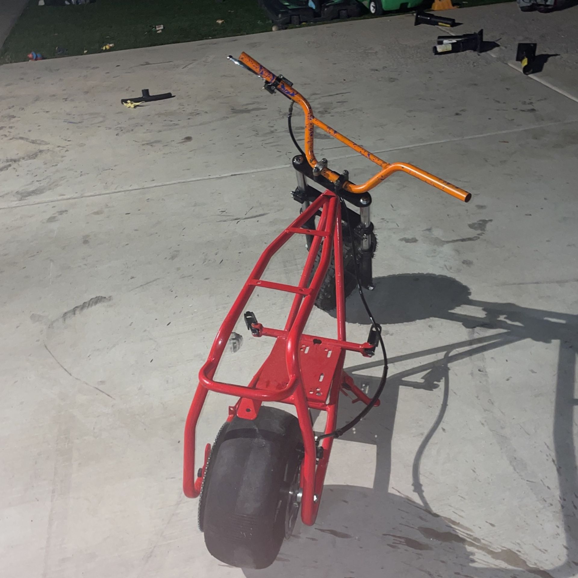 mini bike frame doodle bug