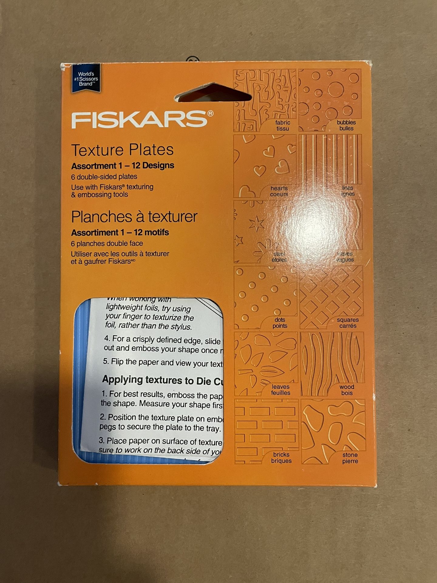 Fiskars Retired Texture Plates Set 12)