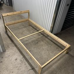 IKEA Neiden Twin Bed Frame with Luröy Slats