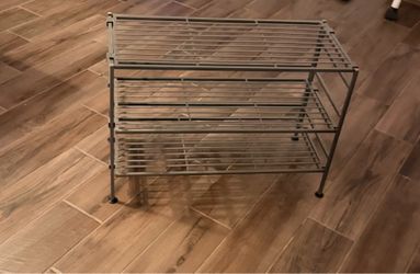 Four Metal Shoe Racks/Shelves