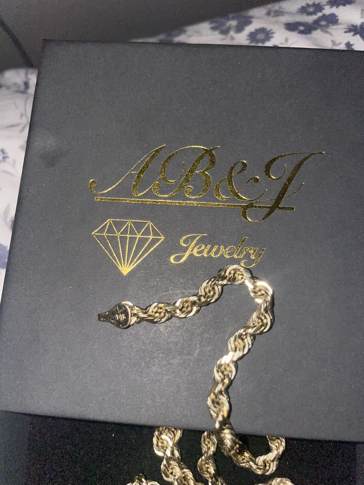 14k Gold Rope Chain  