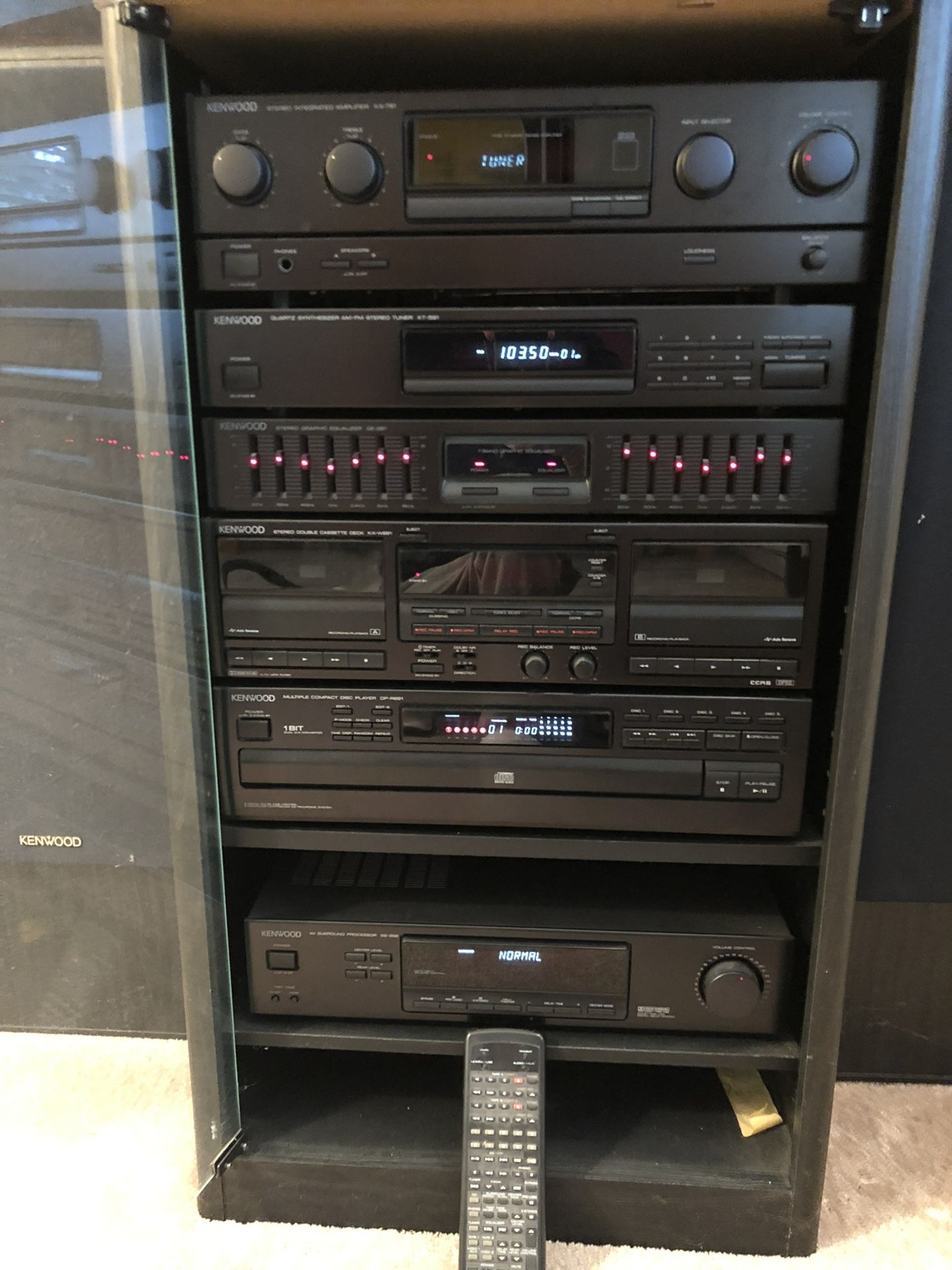 Kenwood Rack Stereo System (vintage) for Sale in Yorktown Heights, NY
