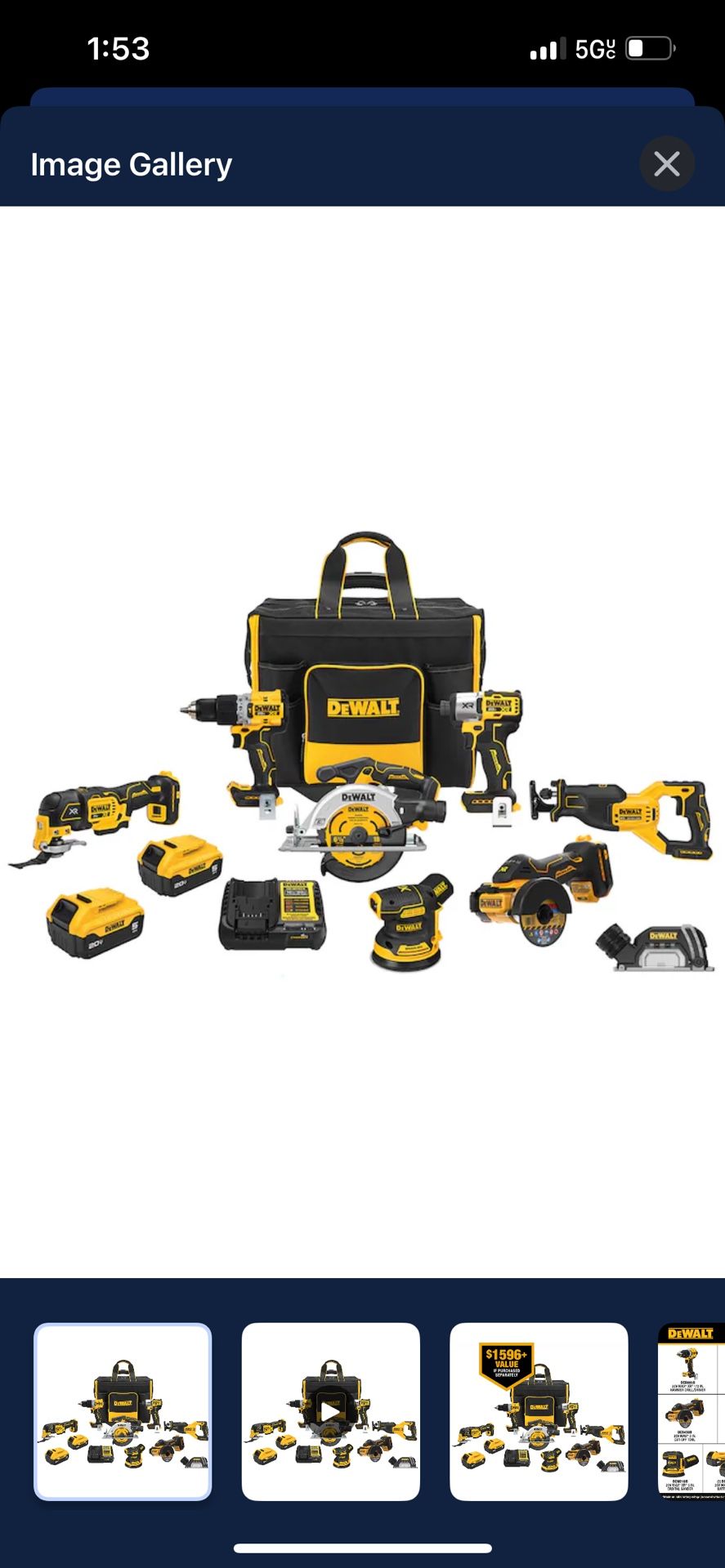 Brand New I’m Box Dewalt