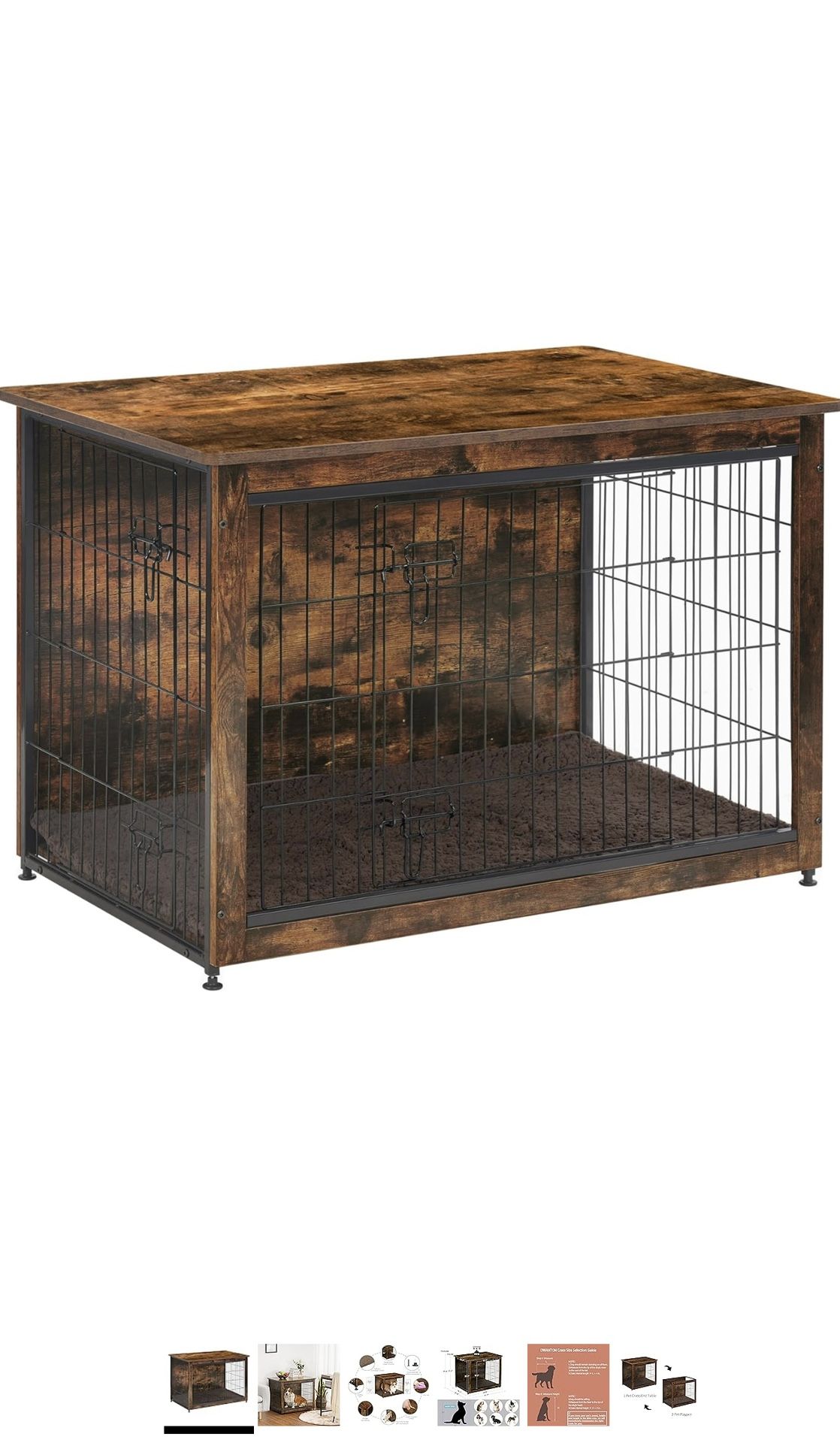 Wood dog kennel