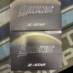2 Dozen brand new Srixon Z Star golf balls