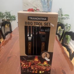 BBQ Tool Set Tramontina Brand 