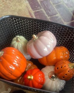 Ceramic pumpkins