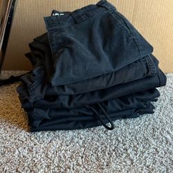 6 pairs of ChefWorks/Dickies chef pants 