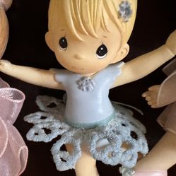 Precious moments Ballerina ornaments 