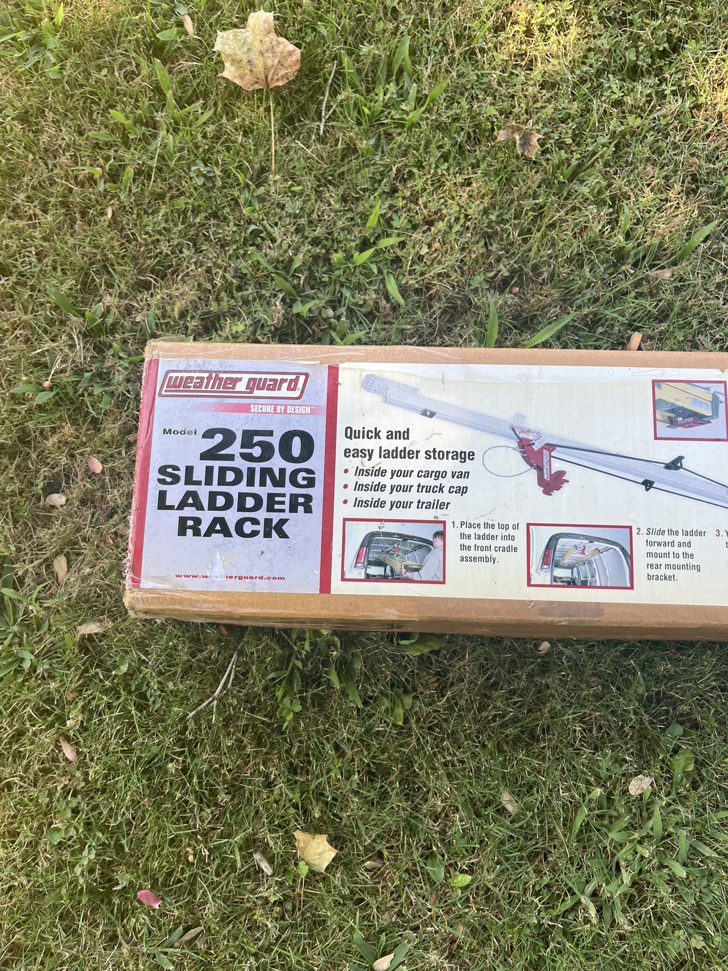 Weather Guard 250 sliding ladder rack- New open box