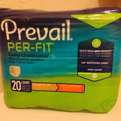  Five 20 Prevail UnderwearXLarge 4.50 Ea. 