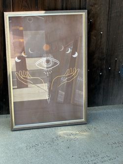 Framed Mystical Eye Wall Art Print