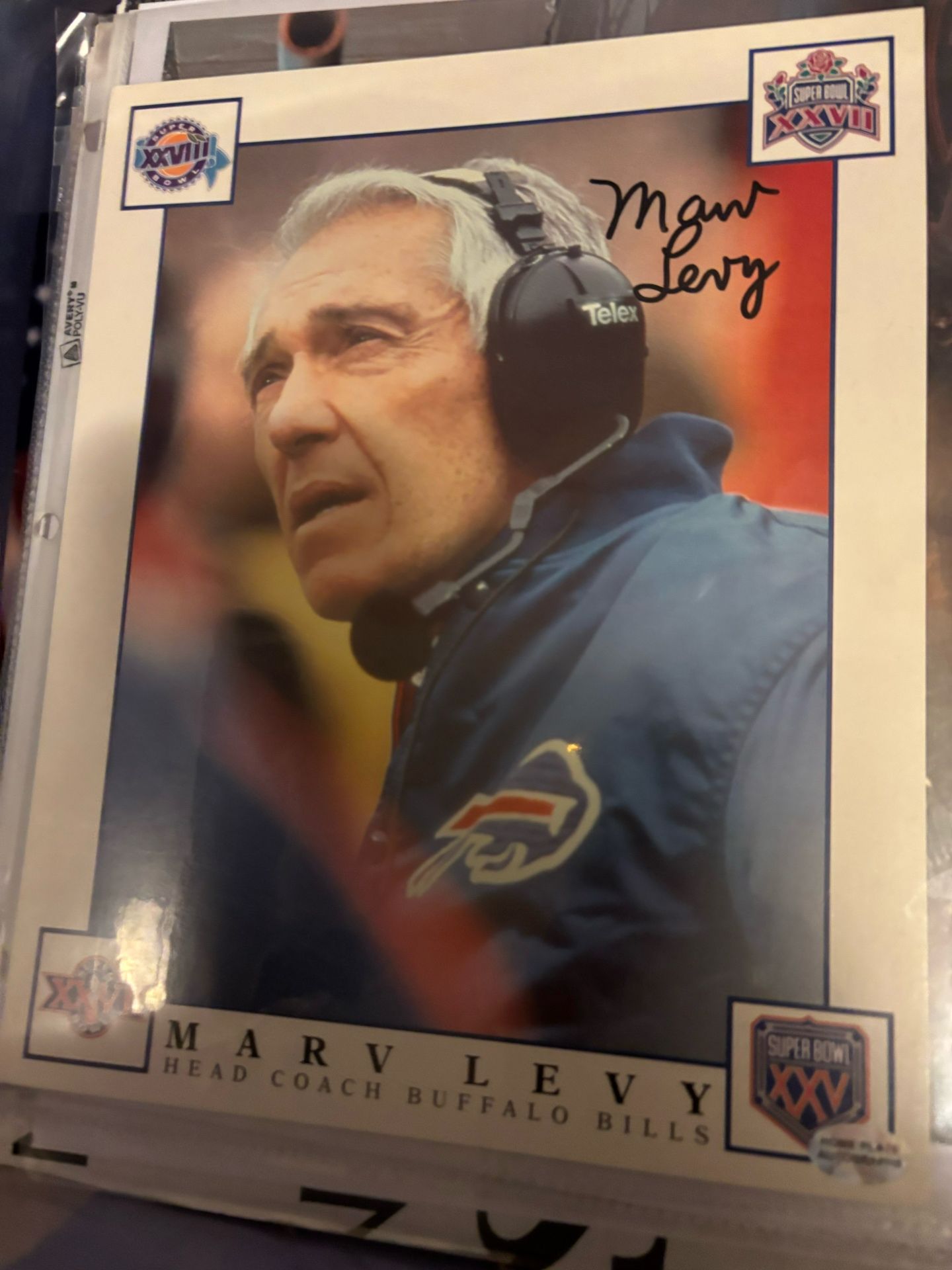 Buffalo Bills Marv Levy