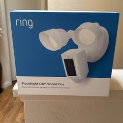 New Ring Floodlight Camera Plus