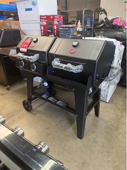 Bbq grill 2/1 char griller black