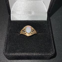Gold Opal Ring