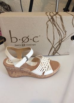Brand new b.o.c. Summer wedge. Size 7
