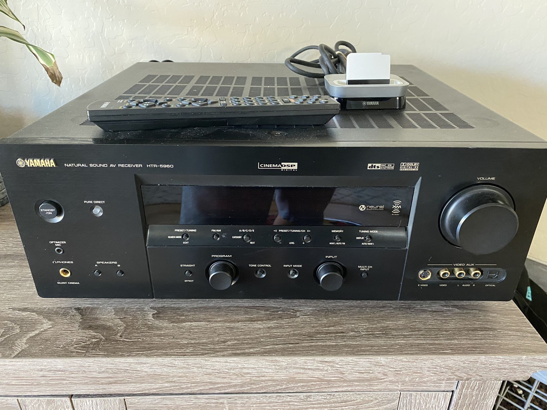 Yamaha HTR5960 7.1Channel Digital Home Theater Receiver w/Bluetooth