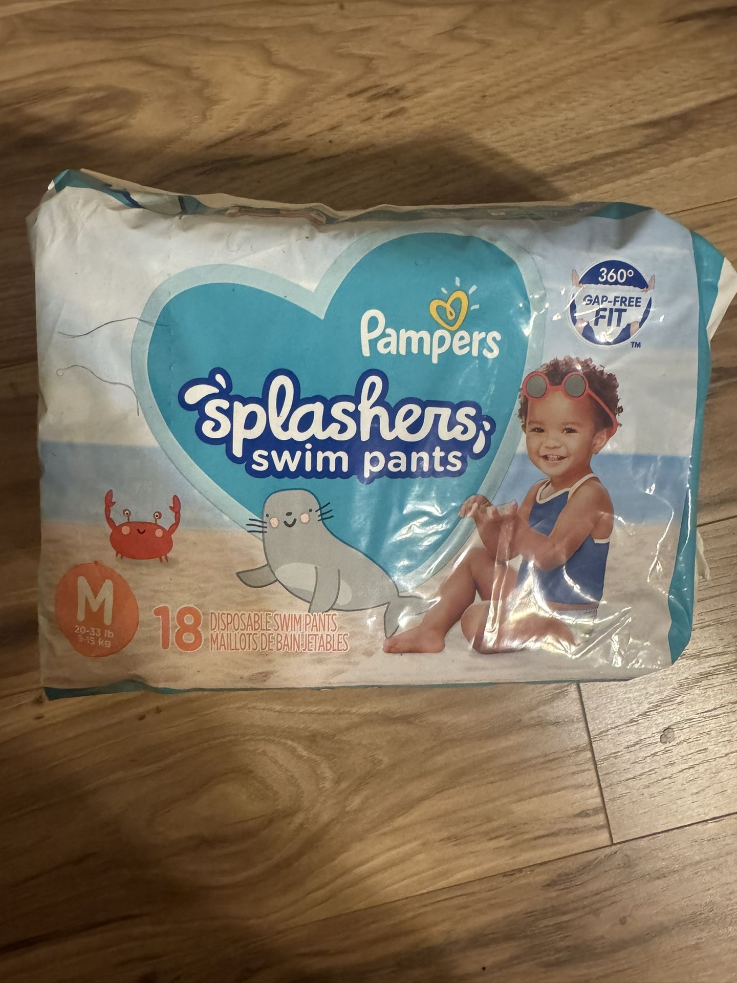 Pampers Splashers Size m Water/swim Diapers