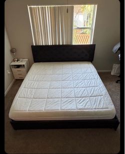 Bed frame King size black