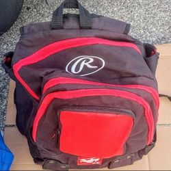 Rawlings Bat Bag - Black & Red, Sell