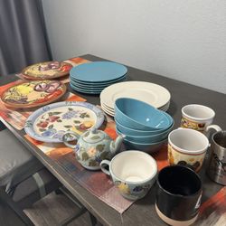 Plates and cups
