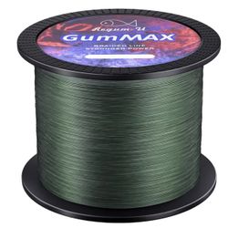 Brand New GumMAX 545 Yards /30LB 8X Braided Fishing Line Abrasion Resistant Superline Zero Stretch & Smaller Diameter Confuse & Never Fade in Saltwate