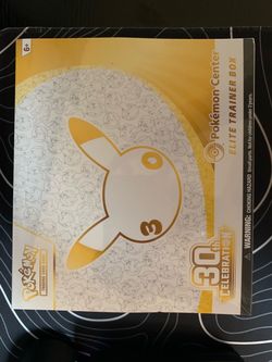 Pokémon Center 30th Celebration Elite Trainer Box Sealed