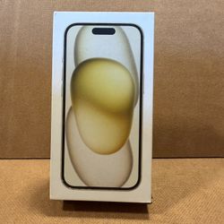 iPhone 15 128gb 5g yellow unlocked 