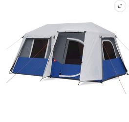 Ozark Trail 8 Person Instant Cabin Tent with Full Rainfly 14x8 Easy Setup