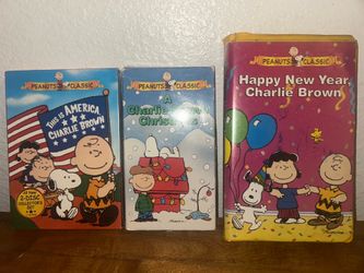 Vintage Charlie Brown VHS & DVD Sets