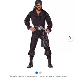 Pirate Costume Used One Time