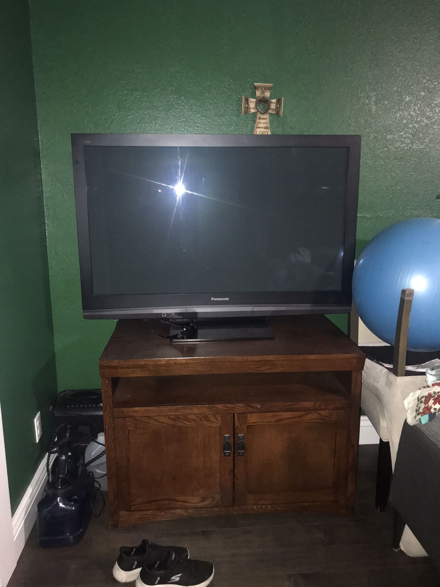 Tv Panasonic Viera 50 Inc With Stand Toghether